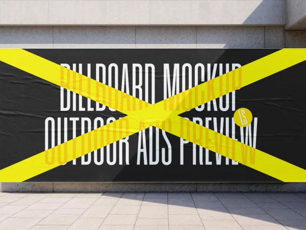 Outdoor Billboard Mockup