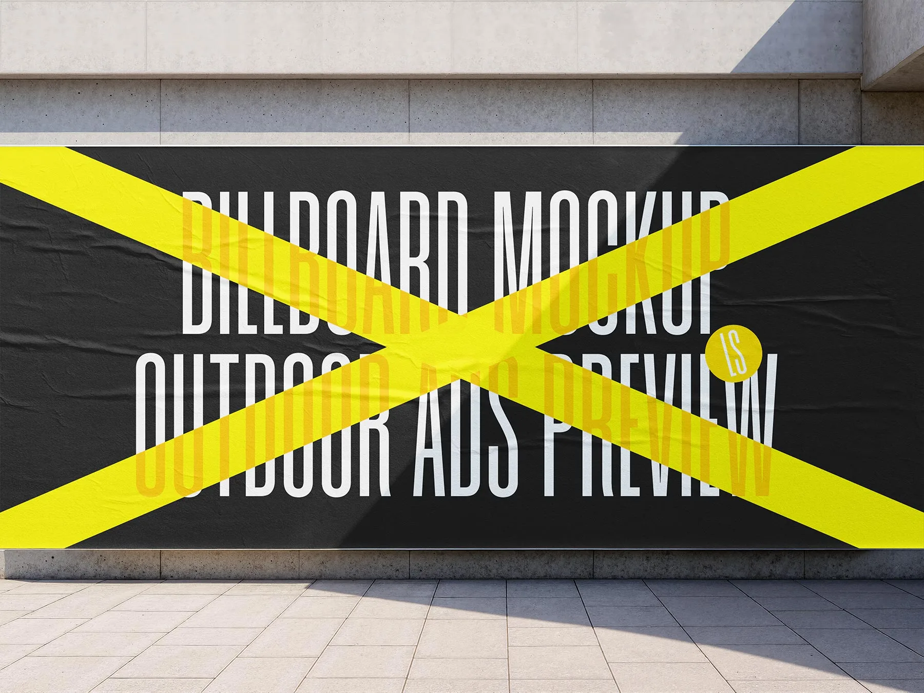 Outdoor Billboard Mockup