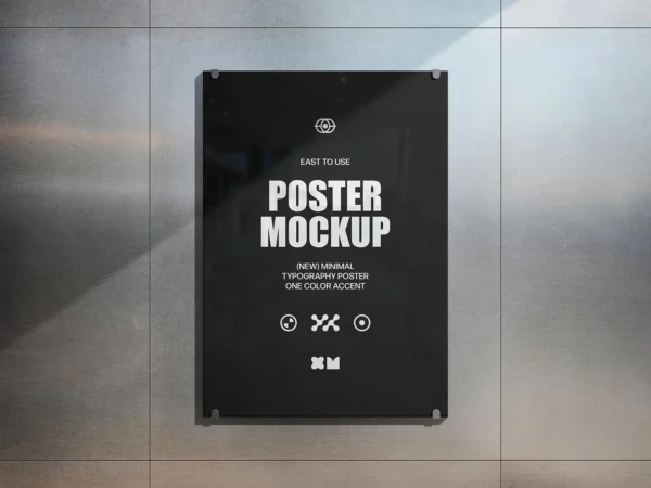 Poster Mockup (Presentation Scene)