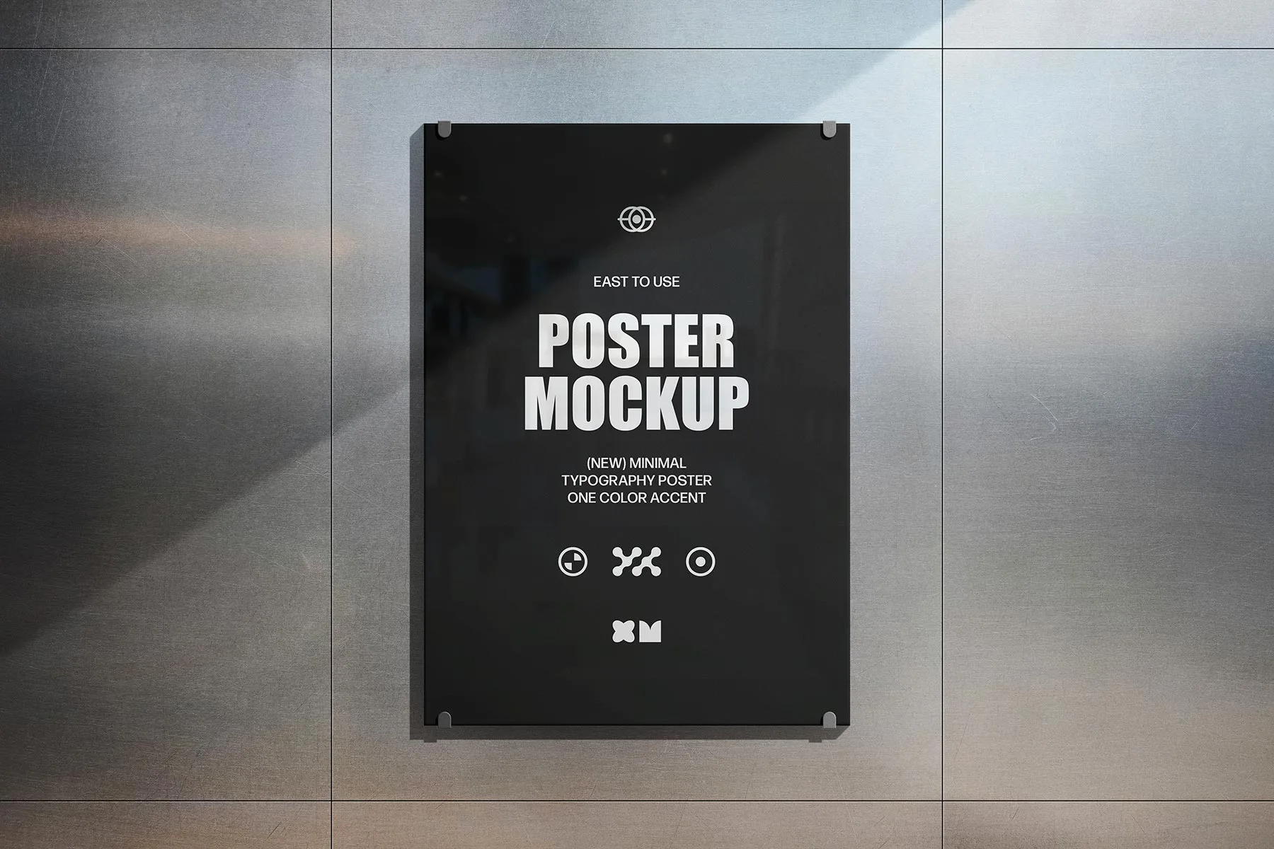 Poster Mockup (Presentation Scene)