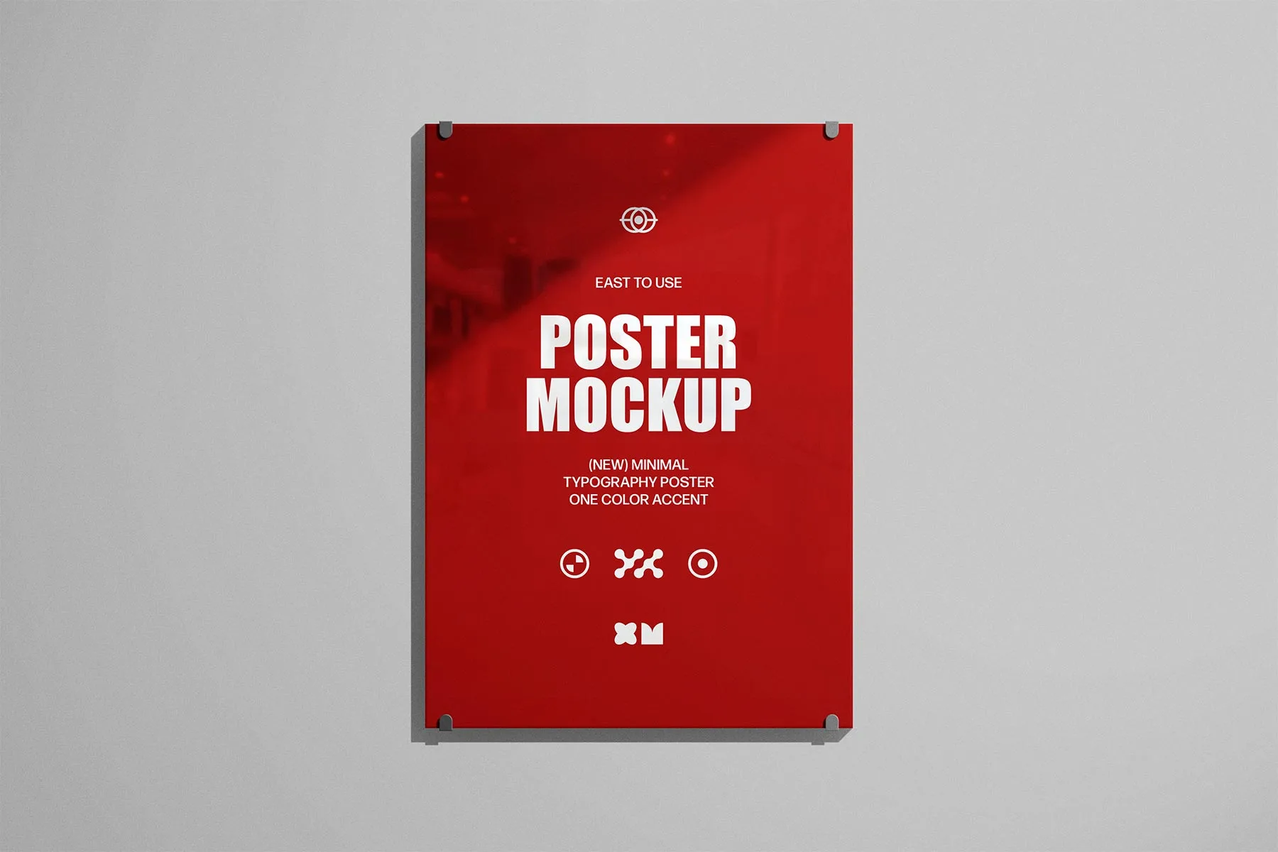 Poster Mockup (Presentation Scene)