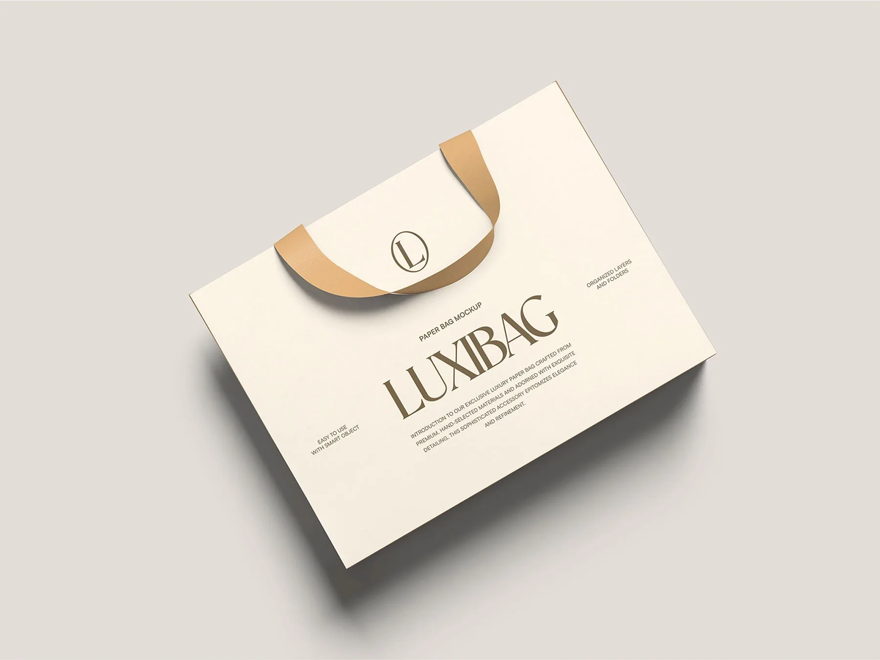 Shopping Bag Mockup (Top Side View)