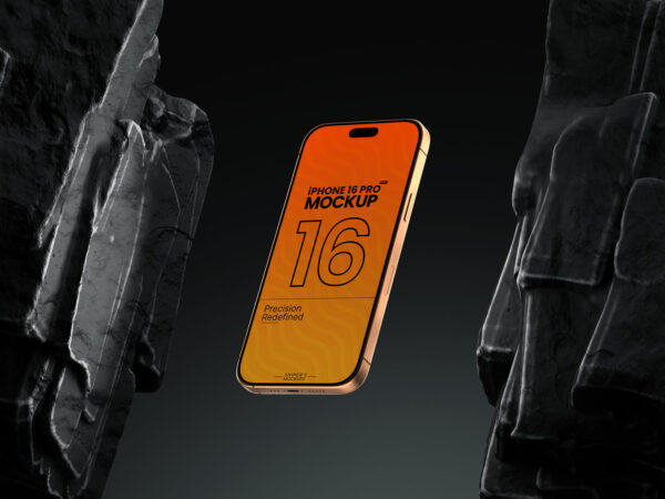 Smartphone Mockup (Photorealistic Scene)