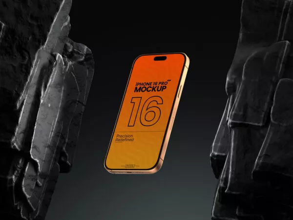 Smartphone Mockup (Photorealistic Scene)