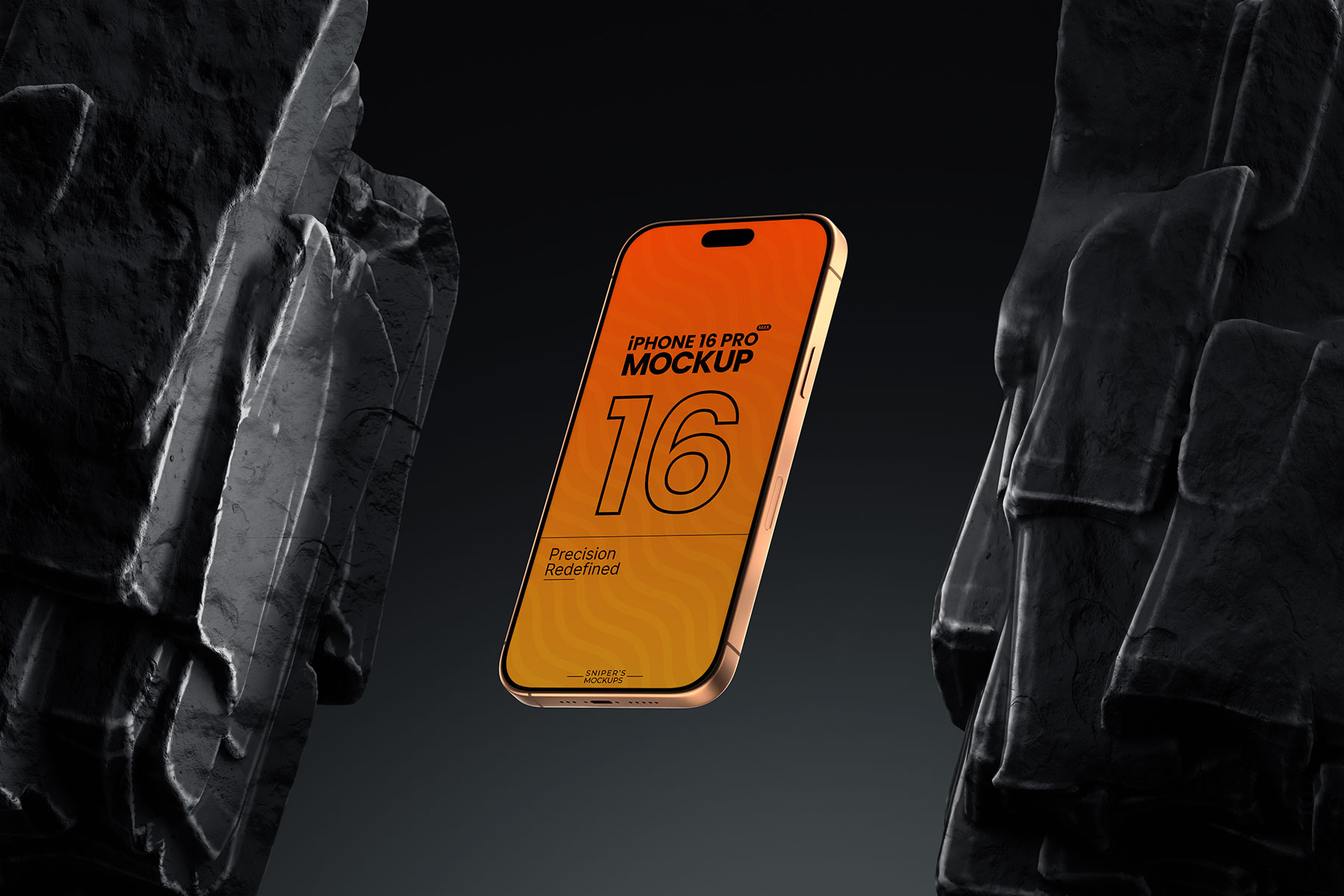 Smartphone Mockup (Photorealistic Scene)