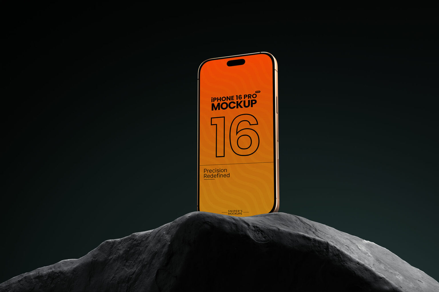 Smartphone Mockup (Photorealistic Scene) | Free Mockup