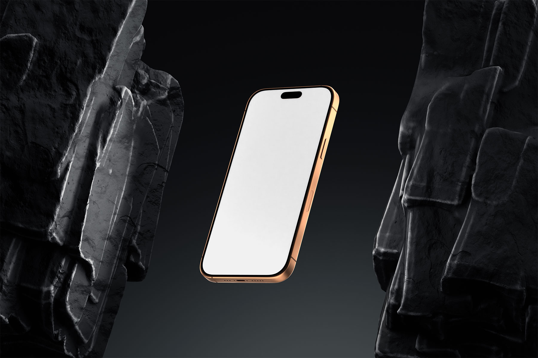 Smartphone Mockup (Photorealistic Scene)