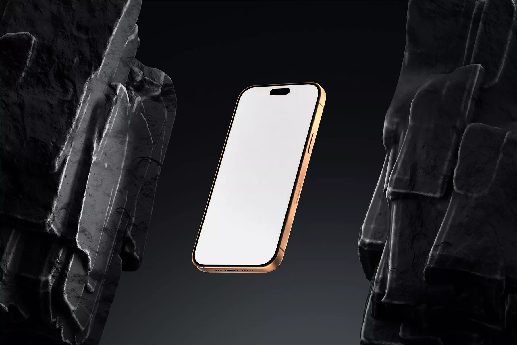 Smartphone Mockup (Photorealistic Scene)