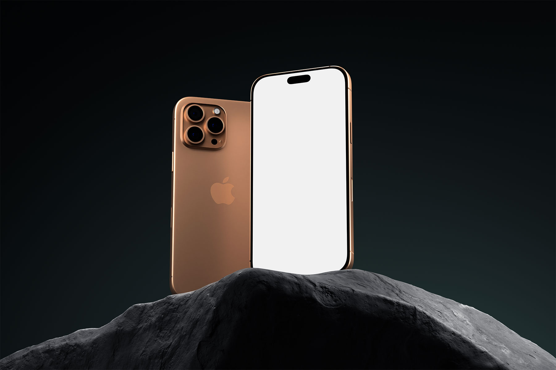 Smartphone Mockup (Photorealistic Scene)