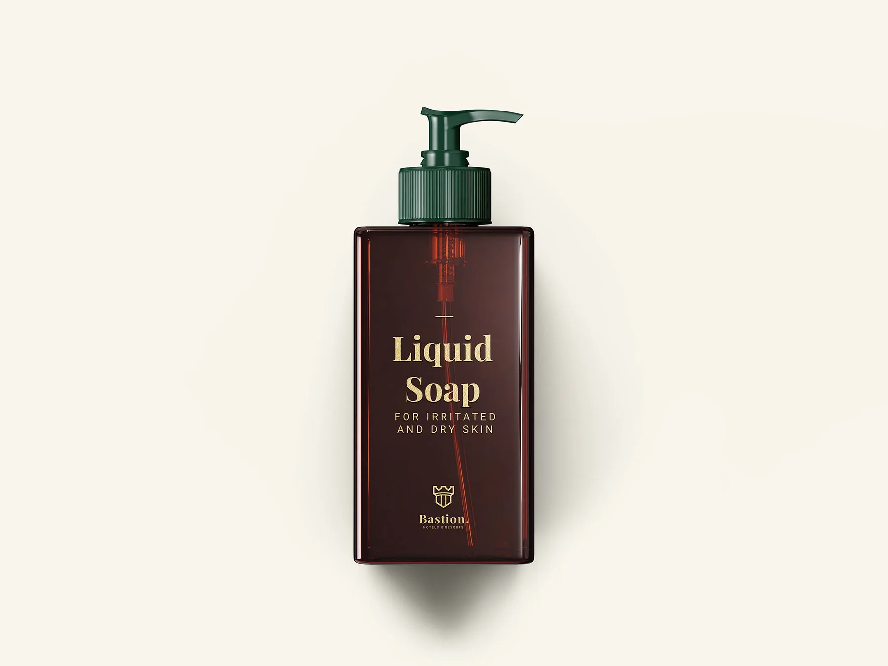 Hotel Branding Mockup Liquid Soap