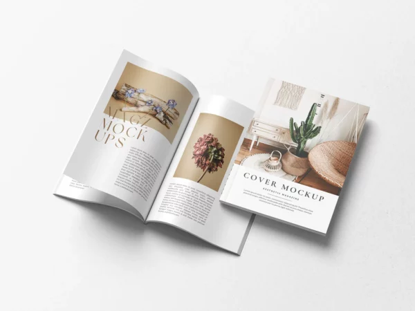 A4 Magazine Mockup