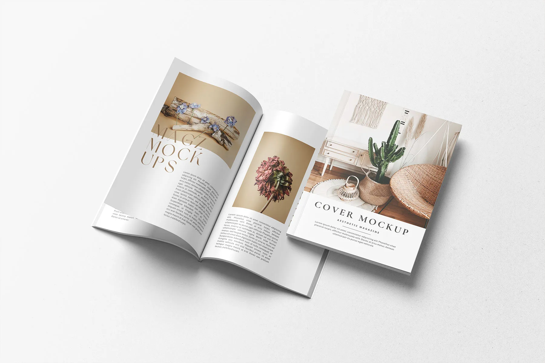 A4 Magazine Mockup