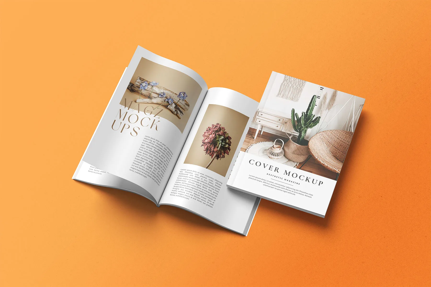 A4 Magazine Mockup