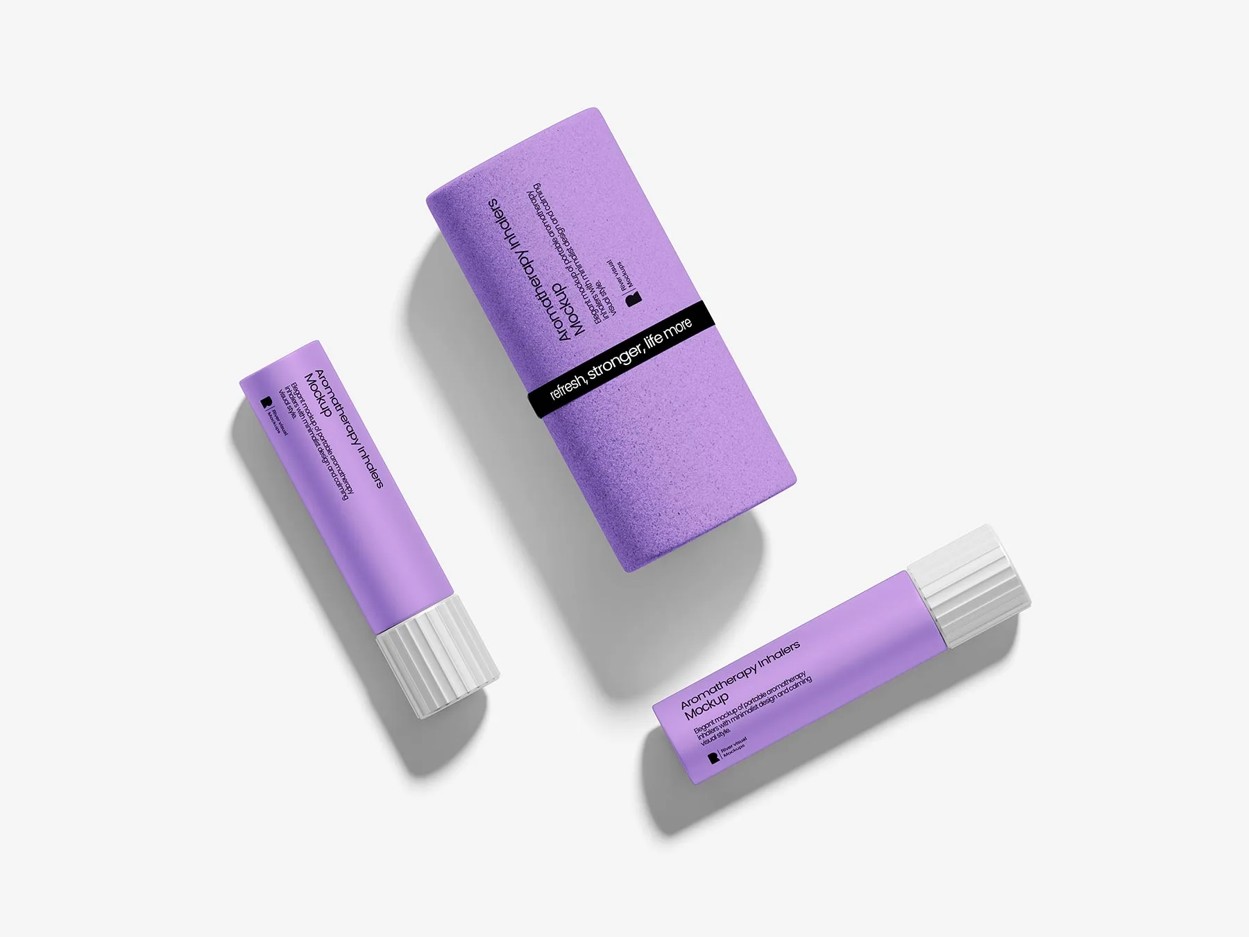 Aromatherapy Inhalers Mockup Scene