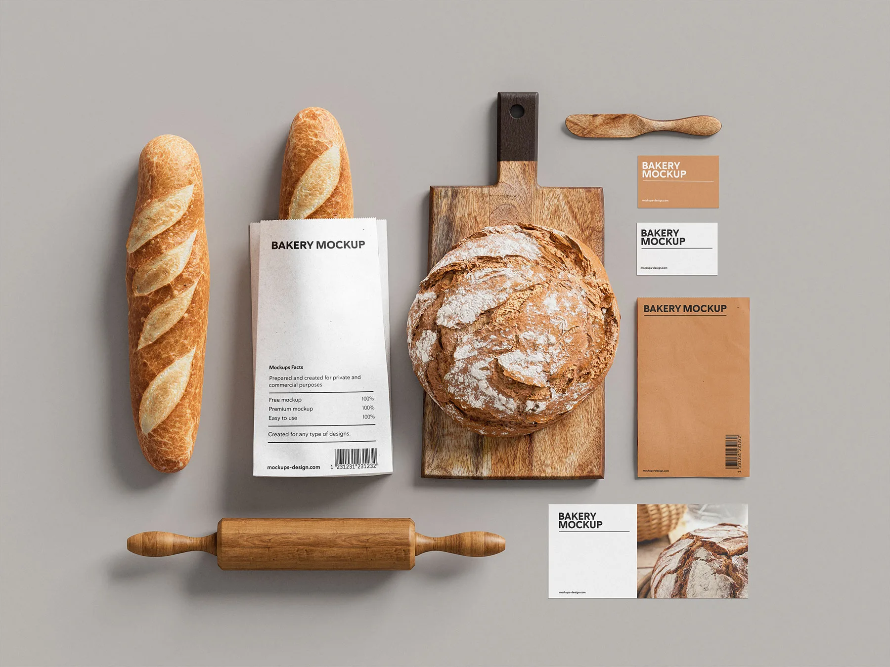 Bakery Branding Mockup Set