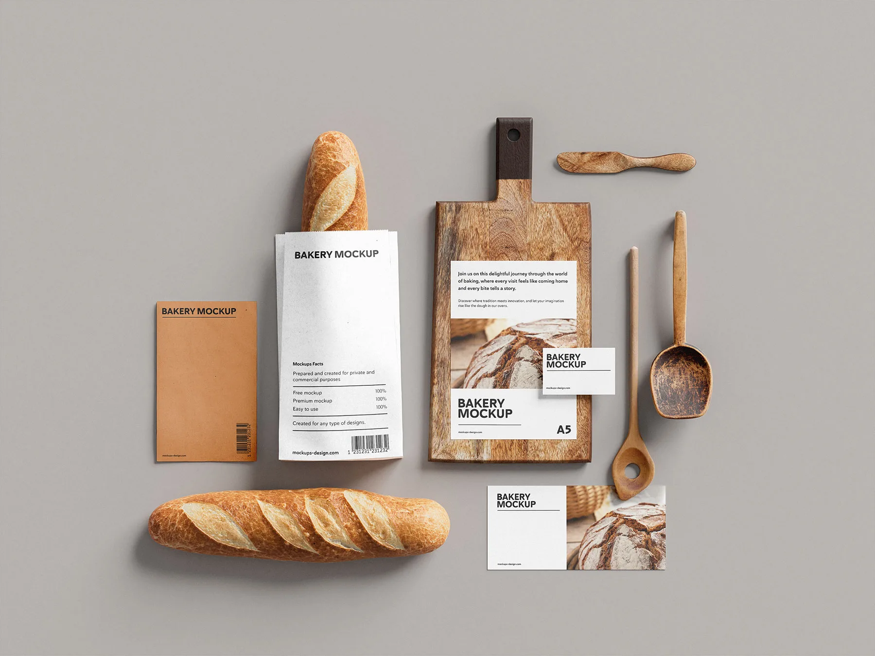 Bakery Branding Mockup Set