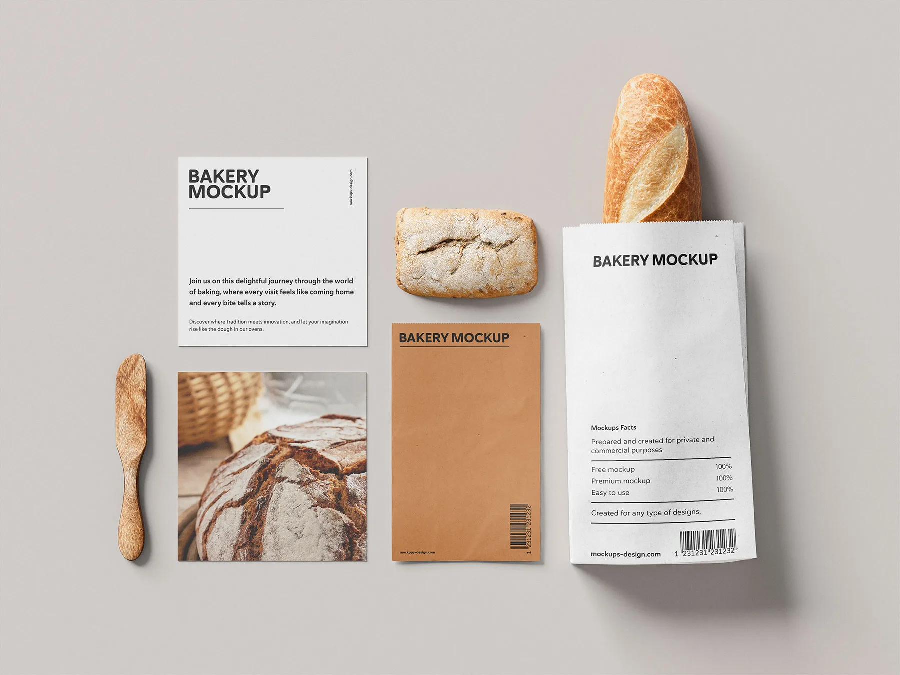 Bakery Branding Mockup Set
