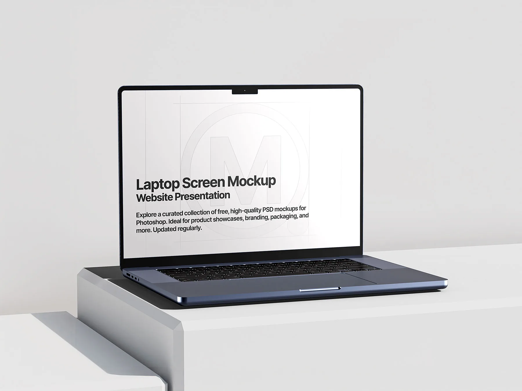 MacBook Pro Screen Mockup – Website Presentation