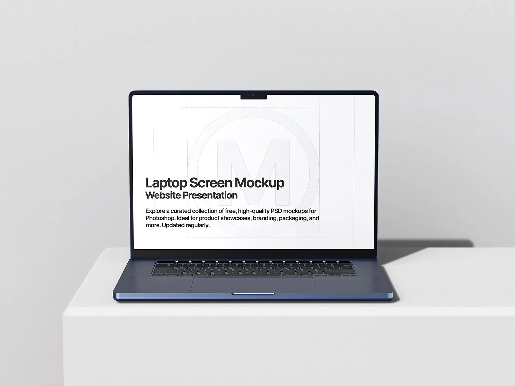 MacBook Pro Screen Mockup – Website Presentation