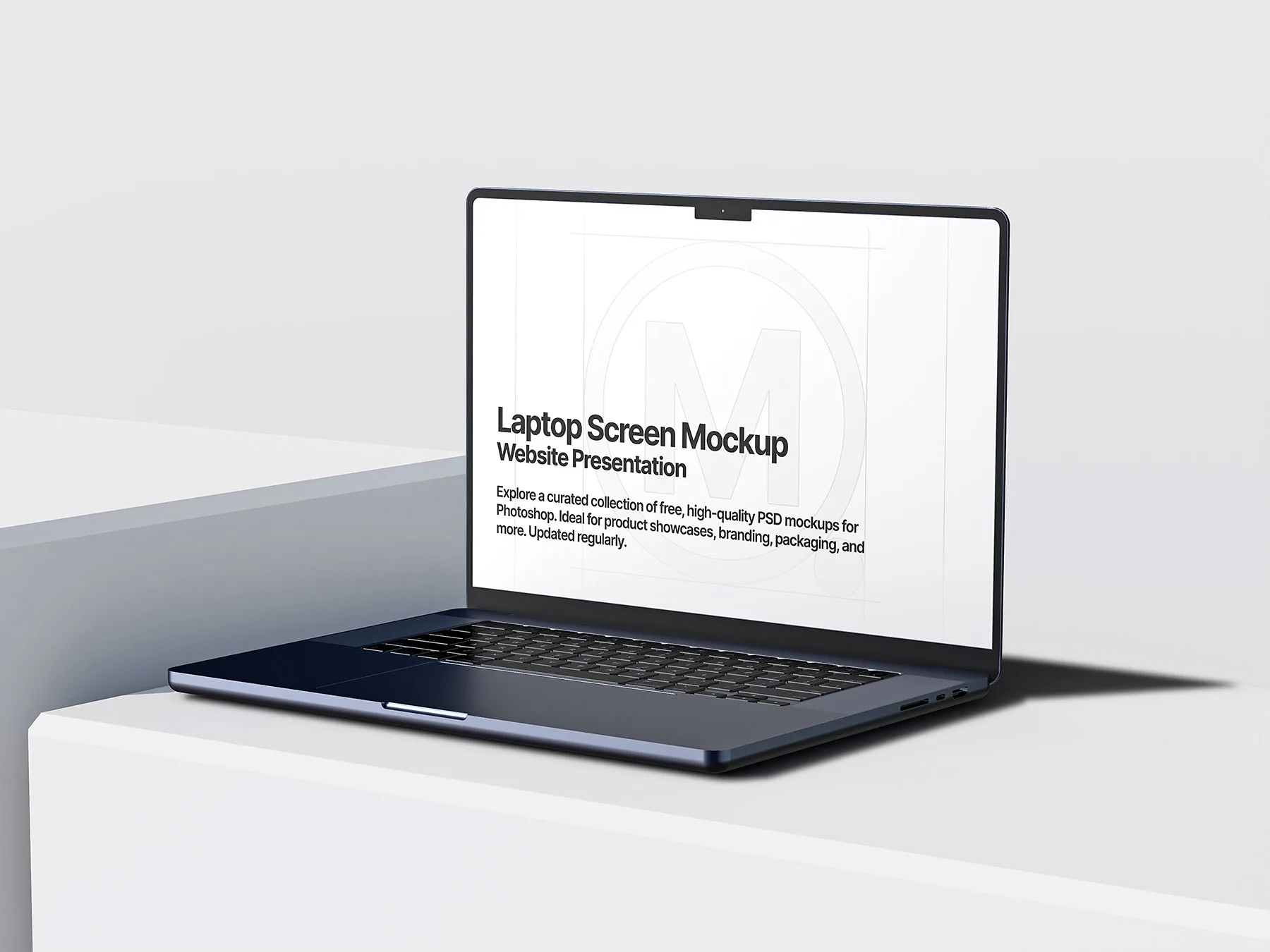 MacBook Pro Screen Mockup – Website Presentation
