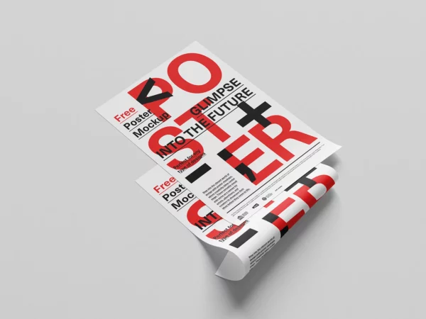 Minimalist Poster Mockup Set