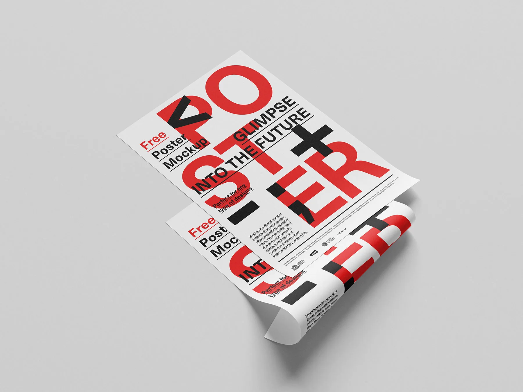 Minimalist Poster Mockup Set