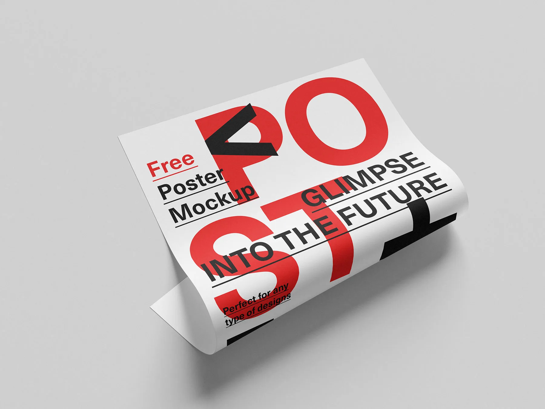 Minimalist Poster Mockup Set