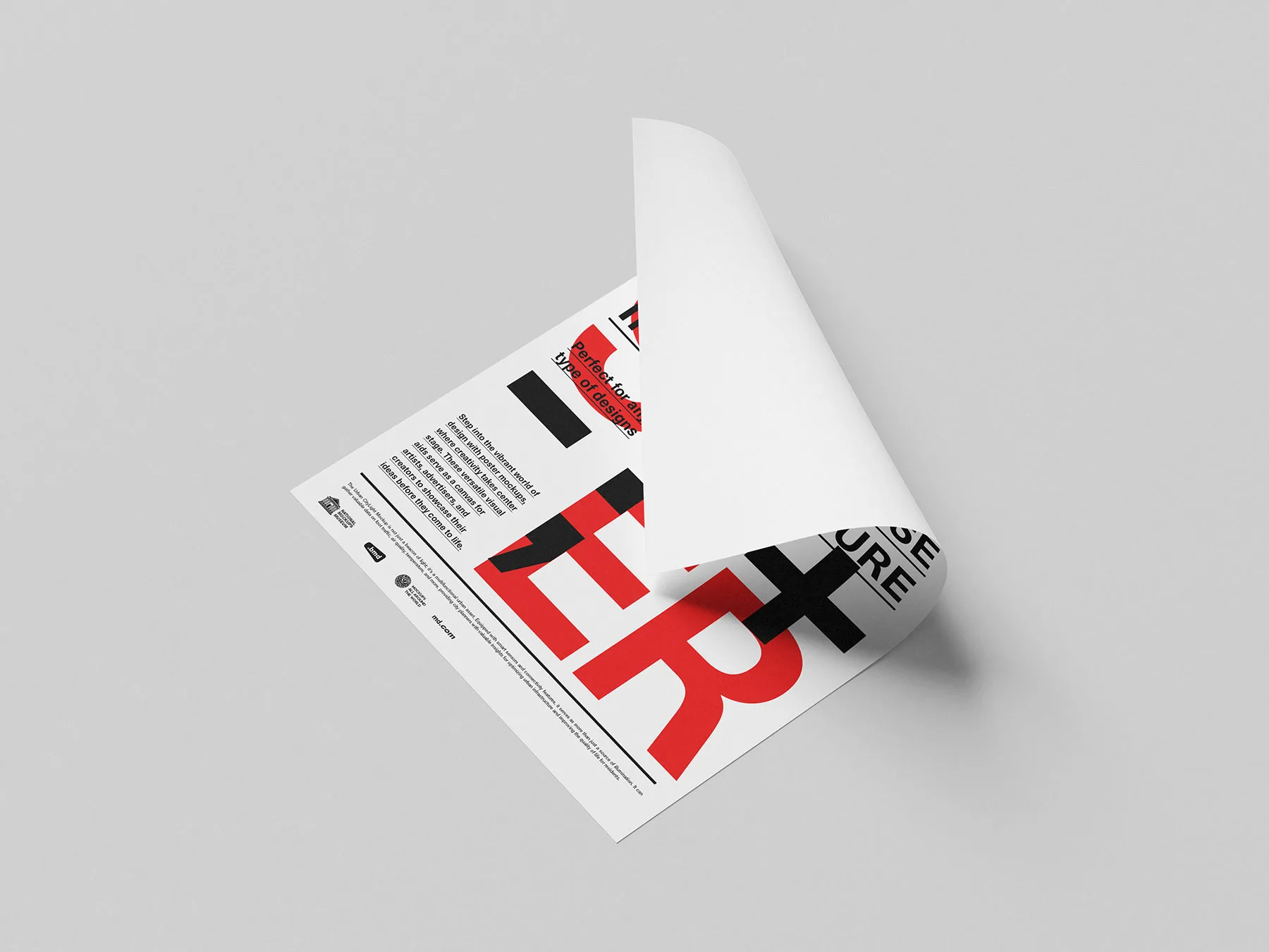 Minimalist Poster Mockup Set