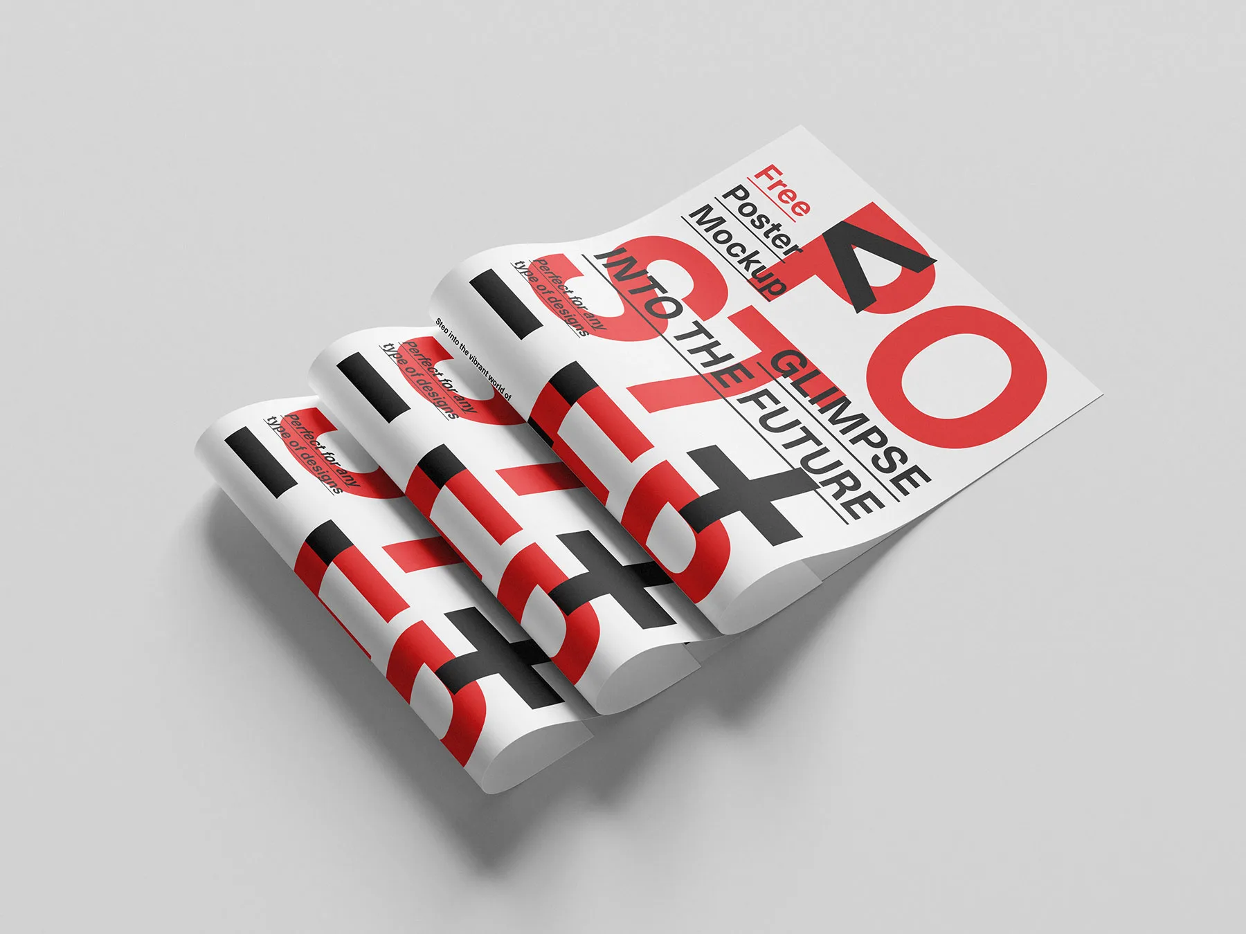 Minimalist Poster Mockup Set