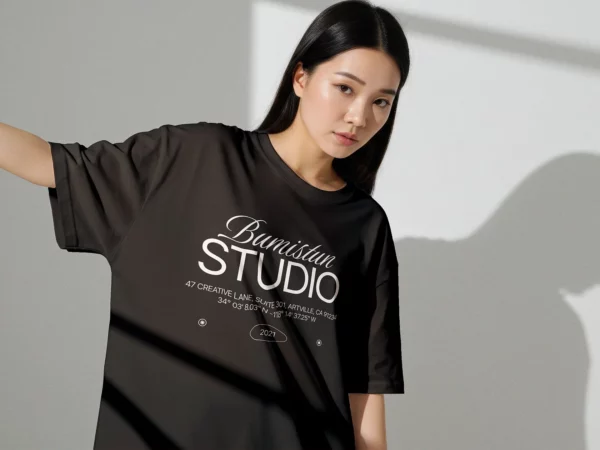Oversized T-Shirt Mockup