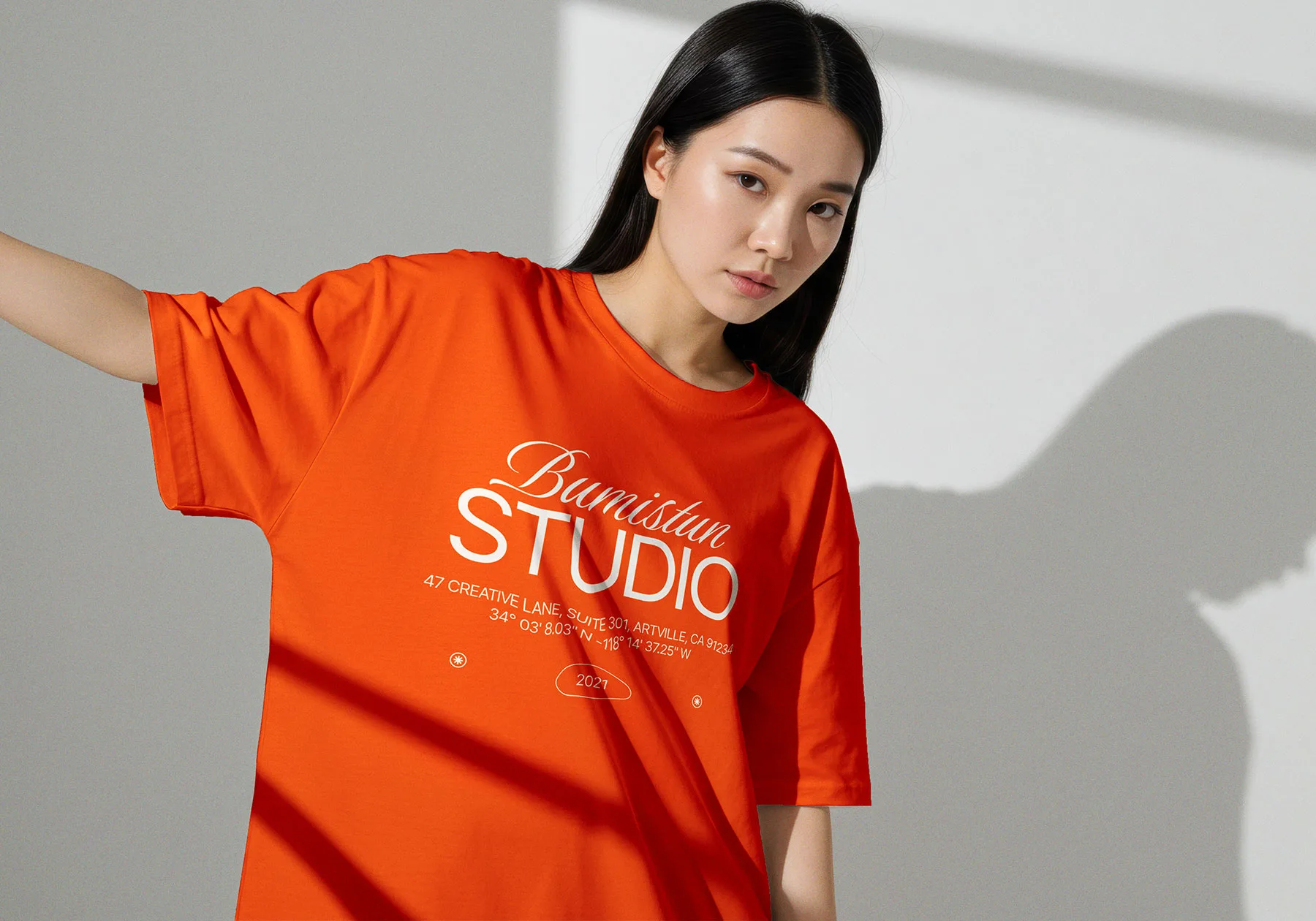 Oversized T-Shirt Mockup
