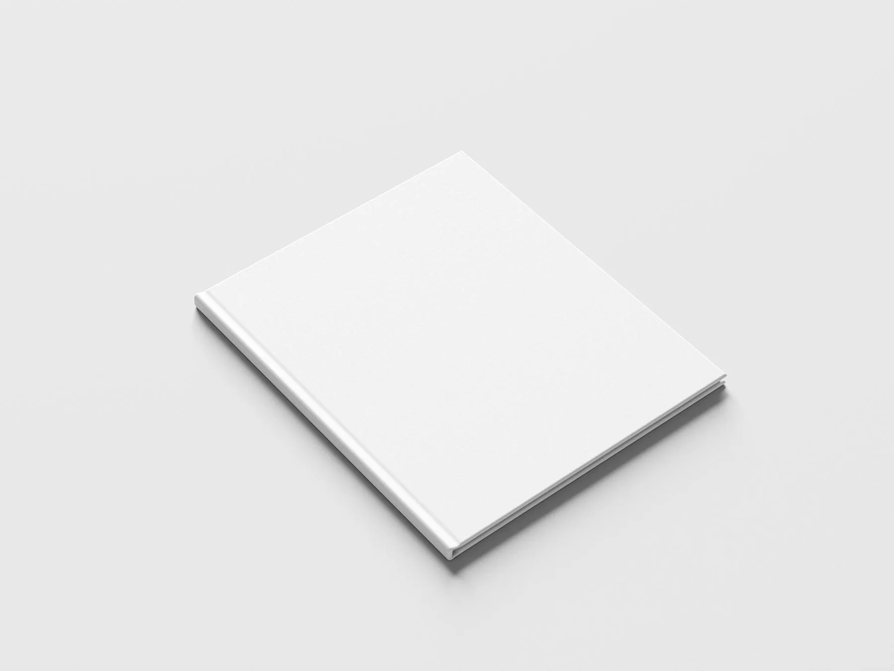 Thin Hardcover Book Mockup Set
