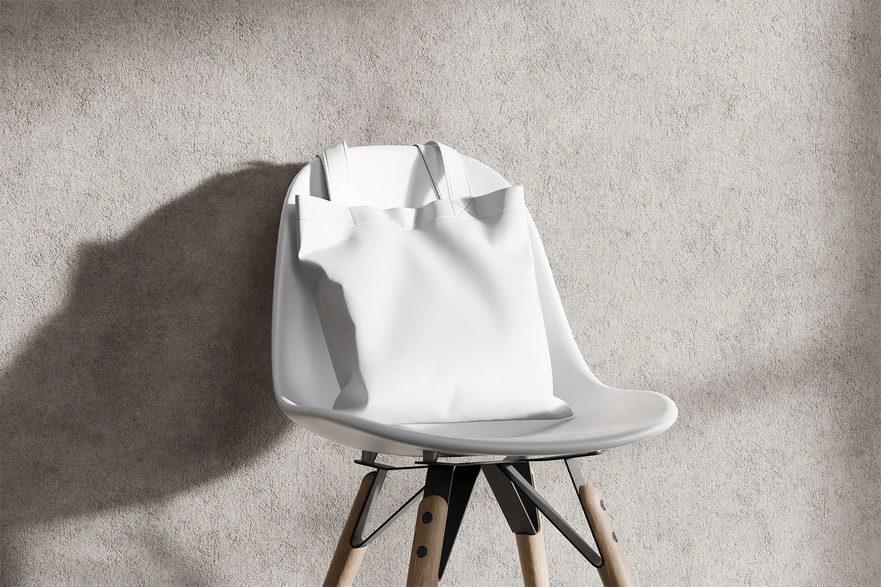 Tote Bag on Chair Mockup – Lifestyle Presentation