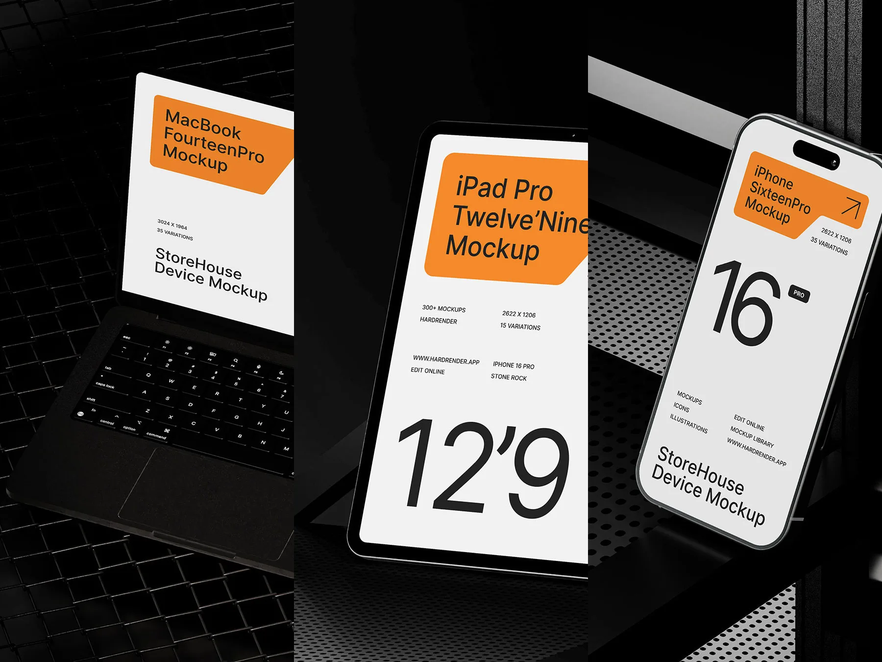 Responsive Website Presentation Devices Mockup