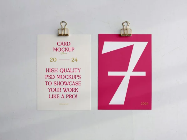 Brand Paper Mockup – Two Letterhead