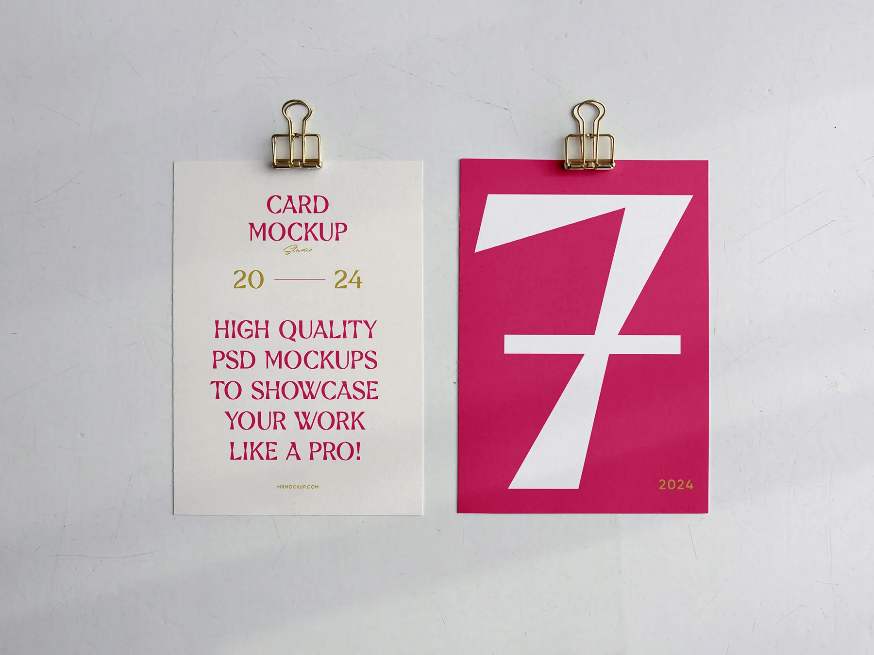 Brand Paper Mockup – Two Letterhead