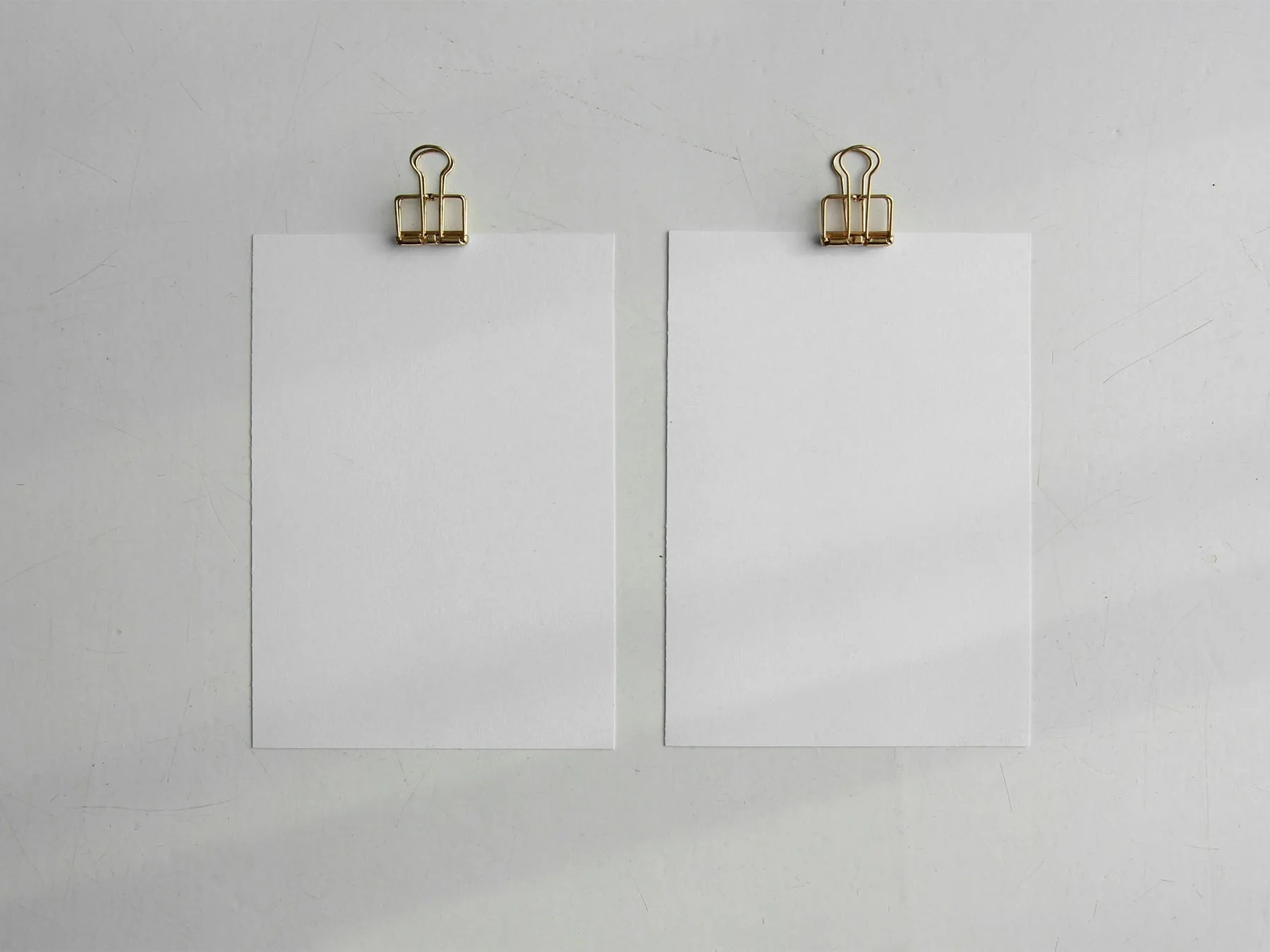 Brand Paper Mockup – Two Letterhead