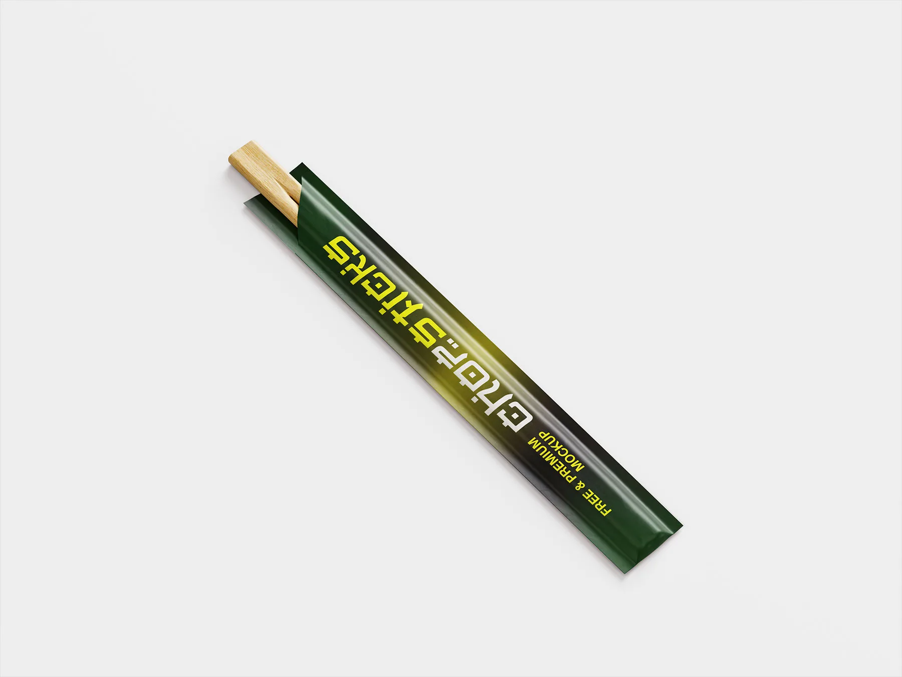 Chopsticks Packaging Mockup