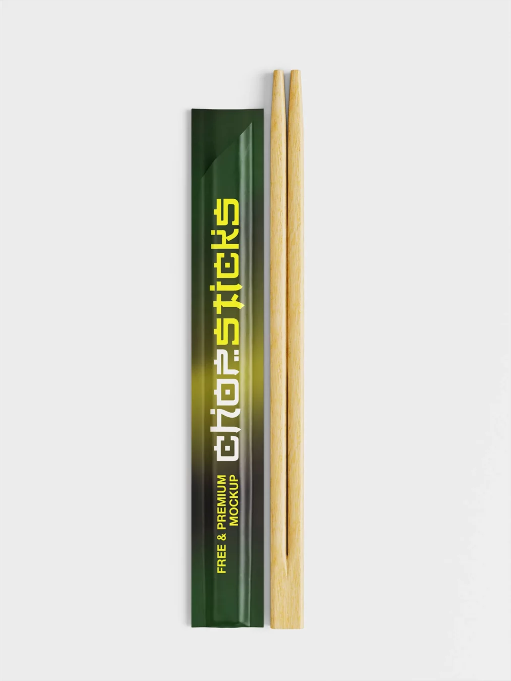 Chopsticks Packaging Mockup
