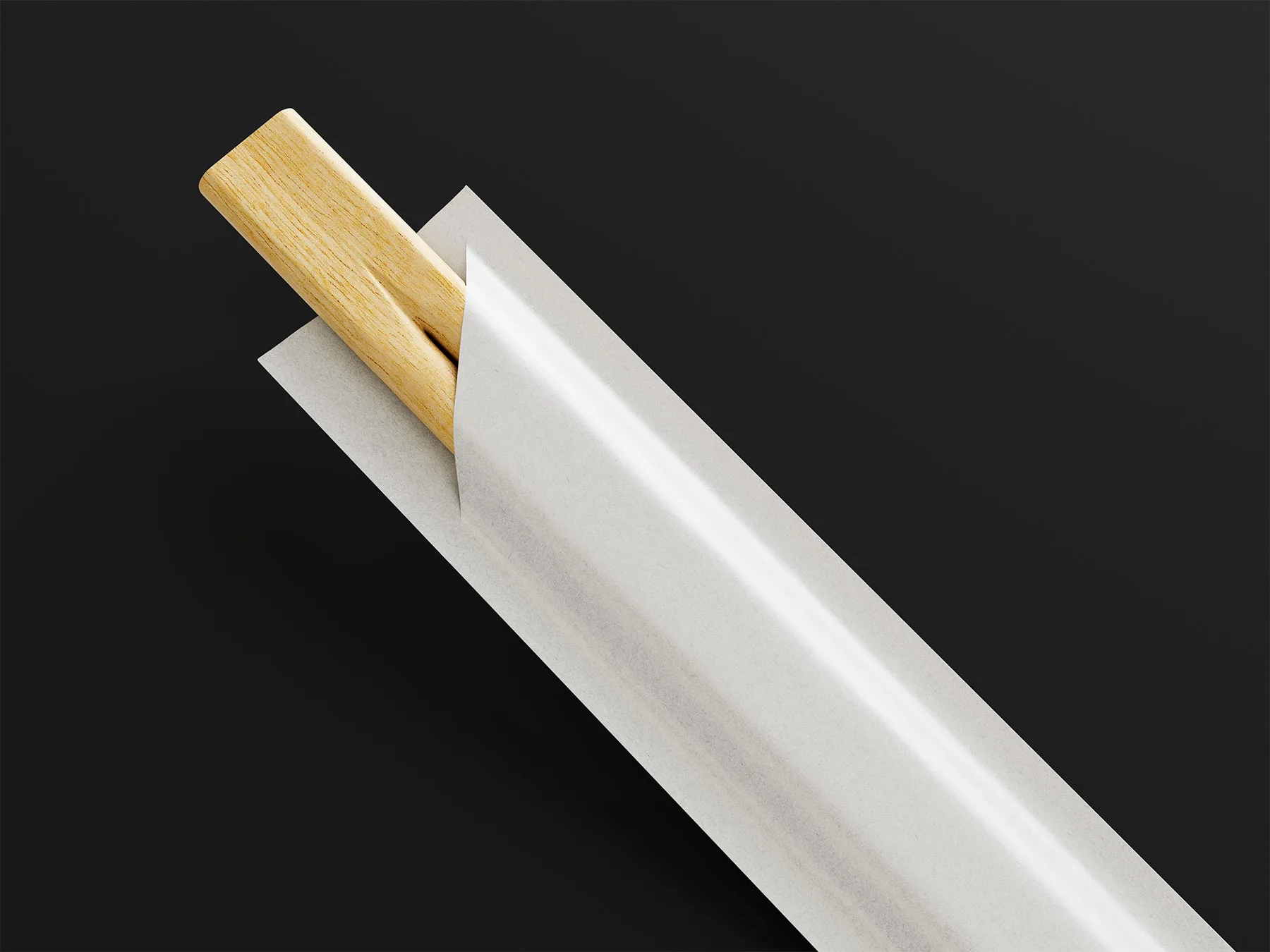 Chopsticks Packaging Mockup