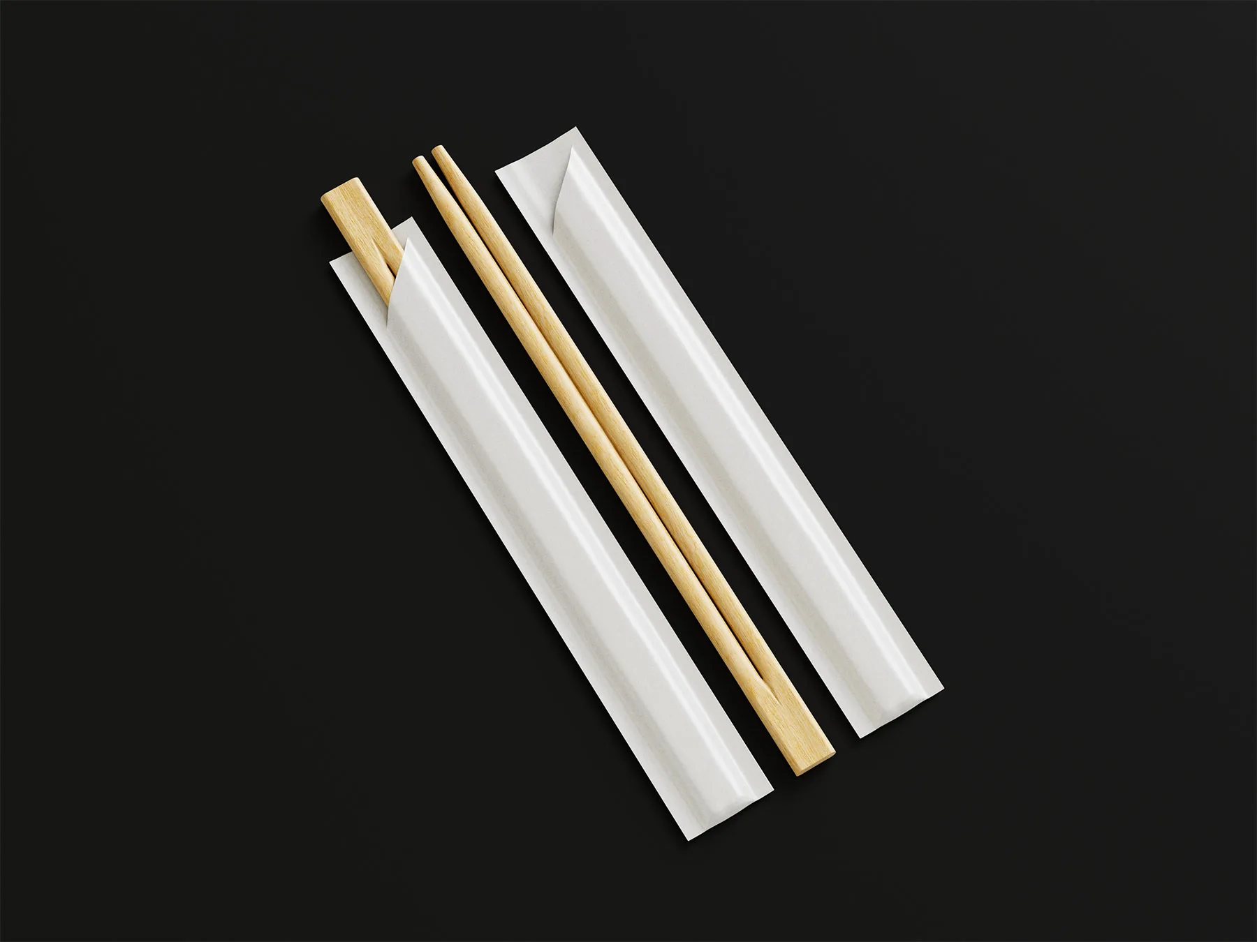 Chopsticks Packaging Mockup