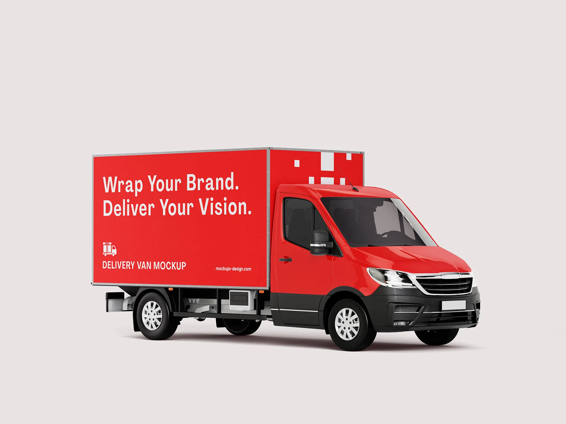 Delivery Truck Mockup Set