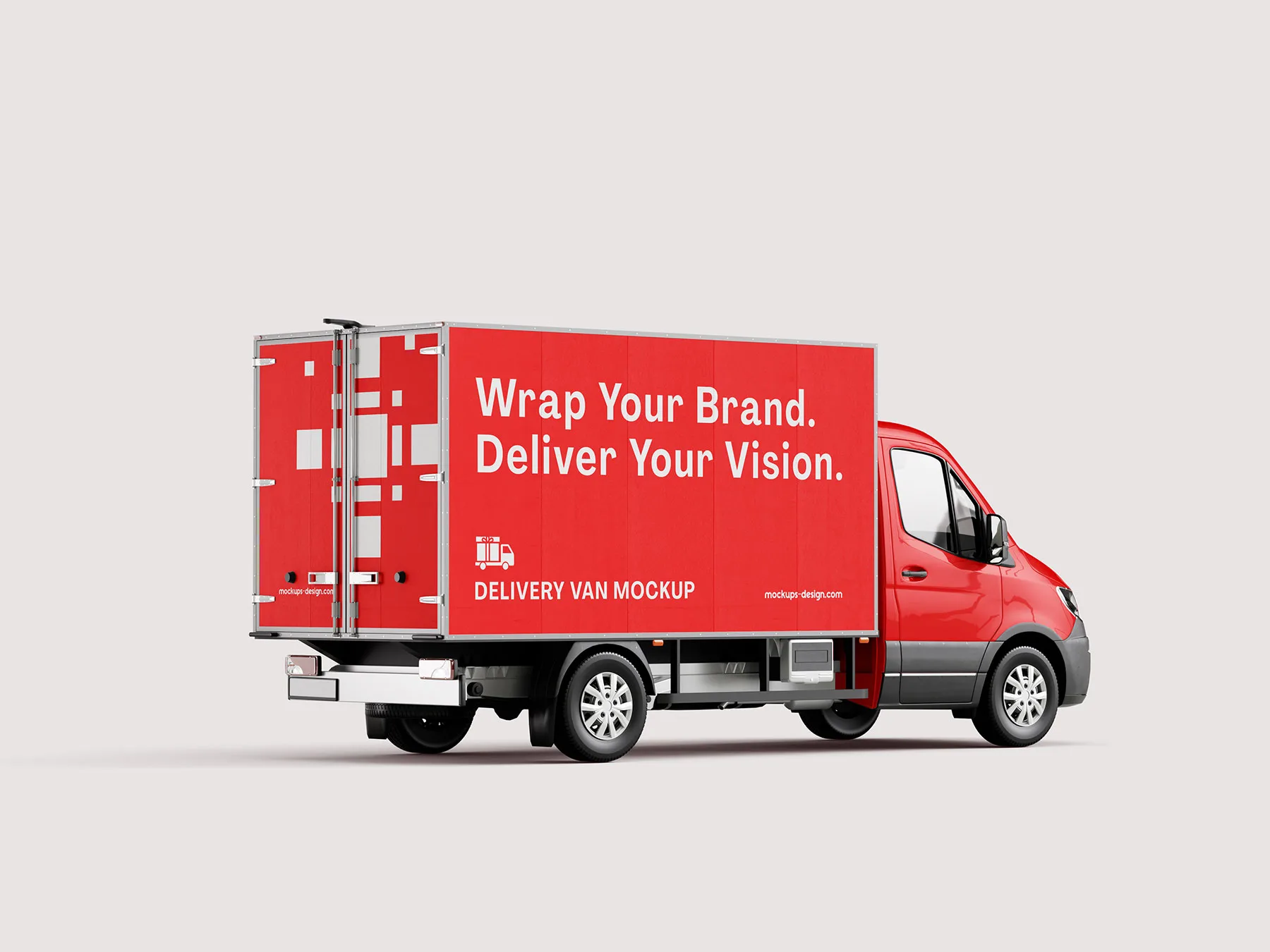 Delivery Truck Mockup Set