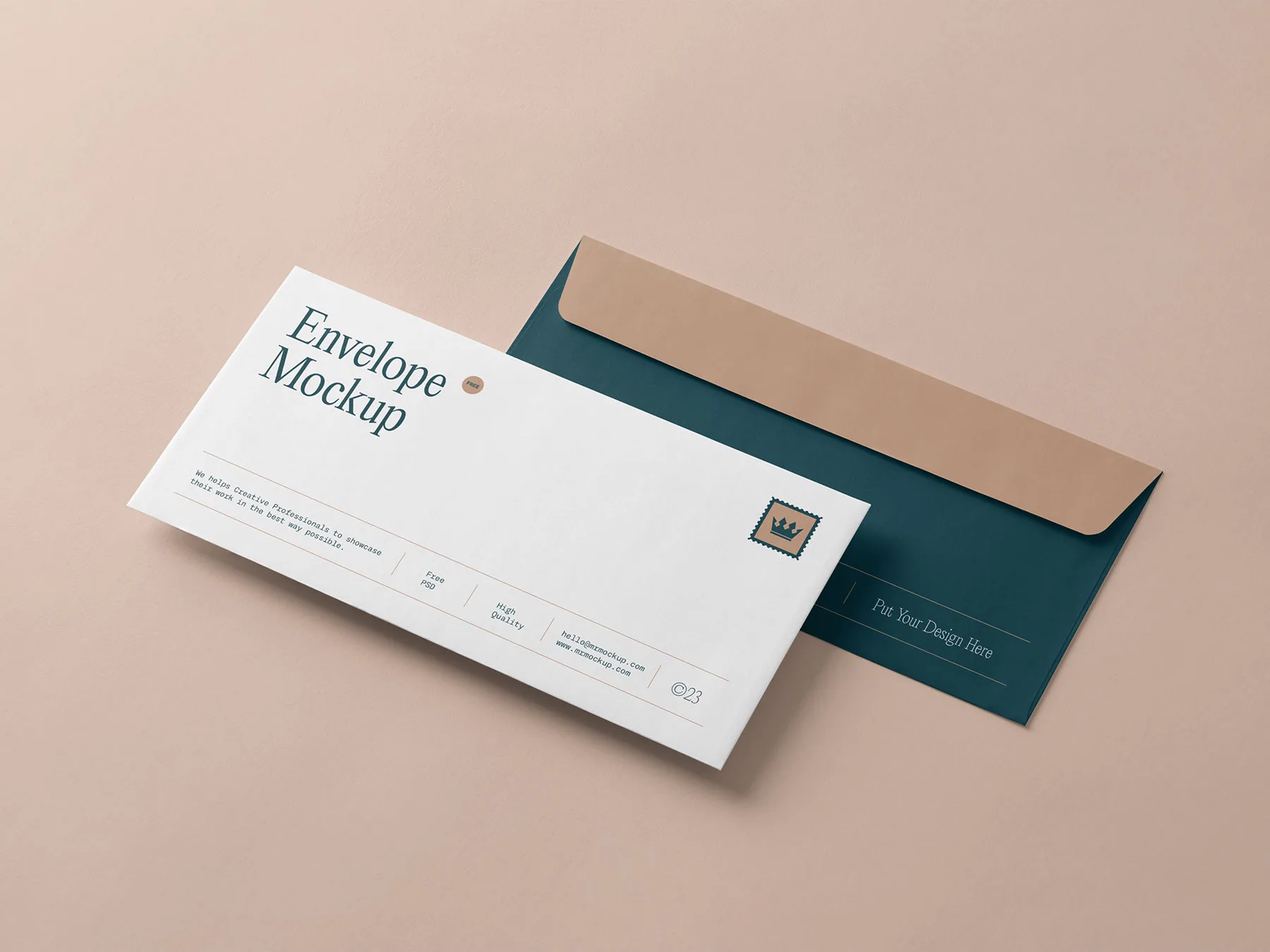 Envelope Mockup – Front & Back