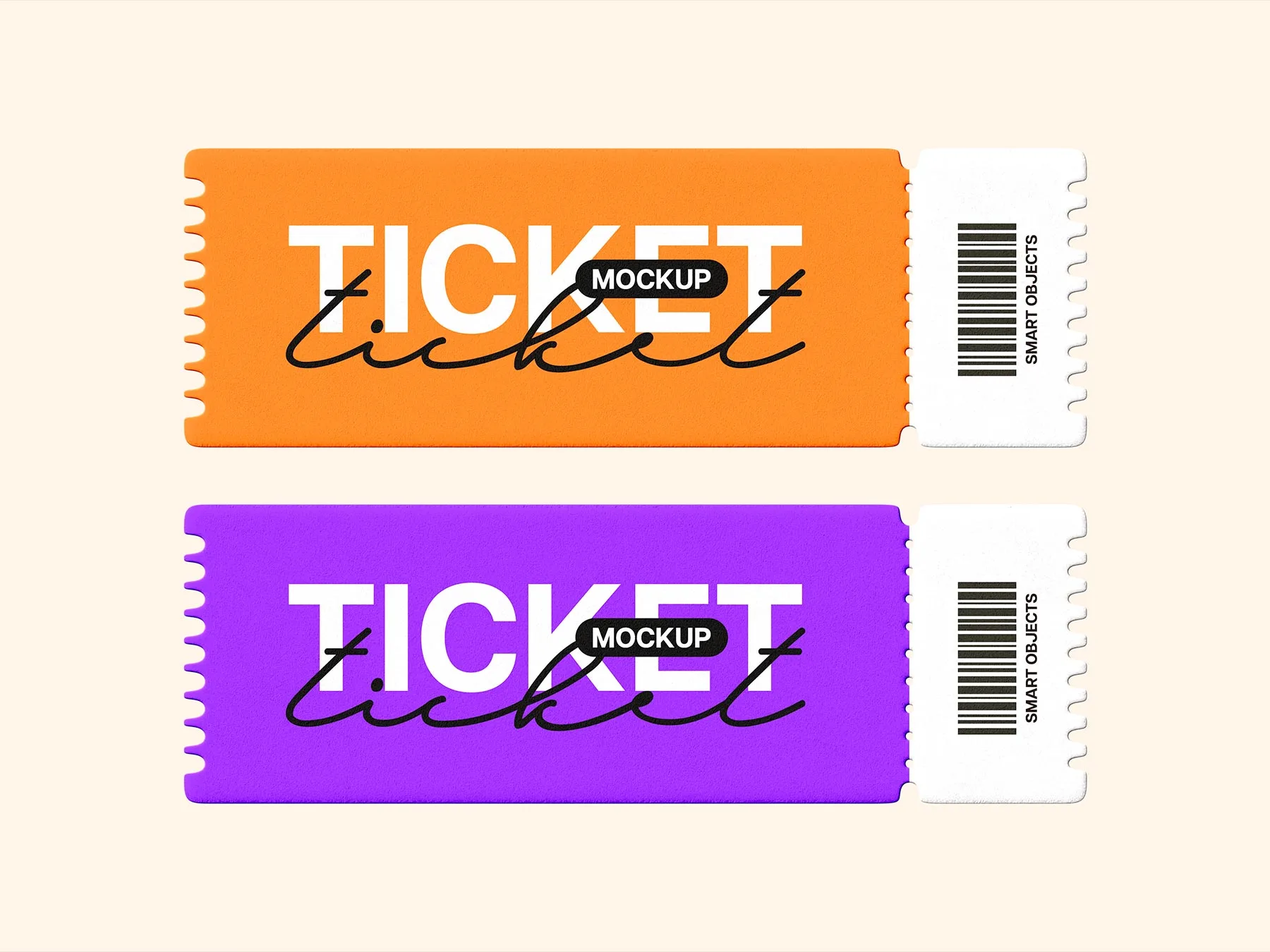 Event Ticket Mockup