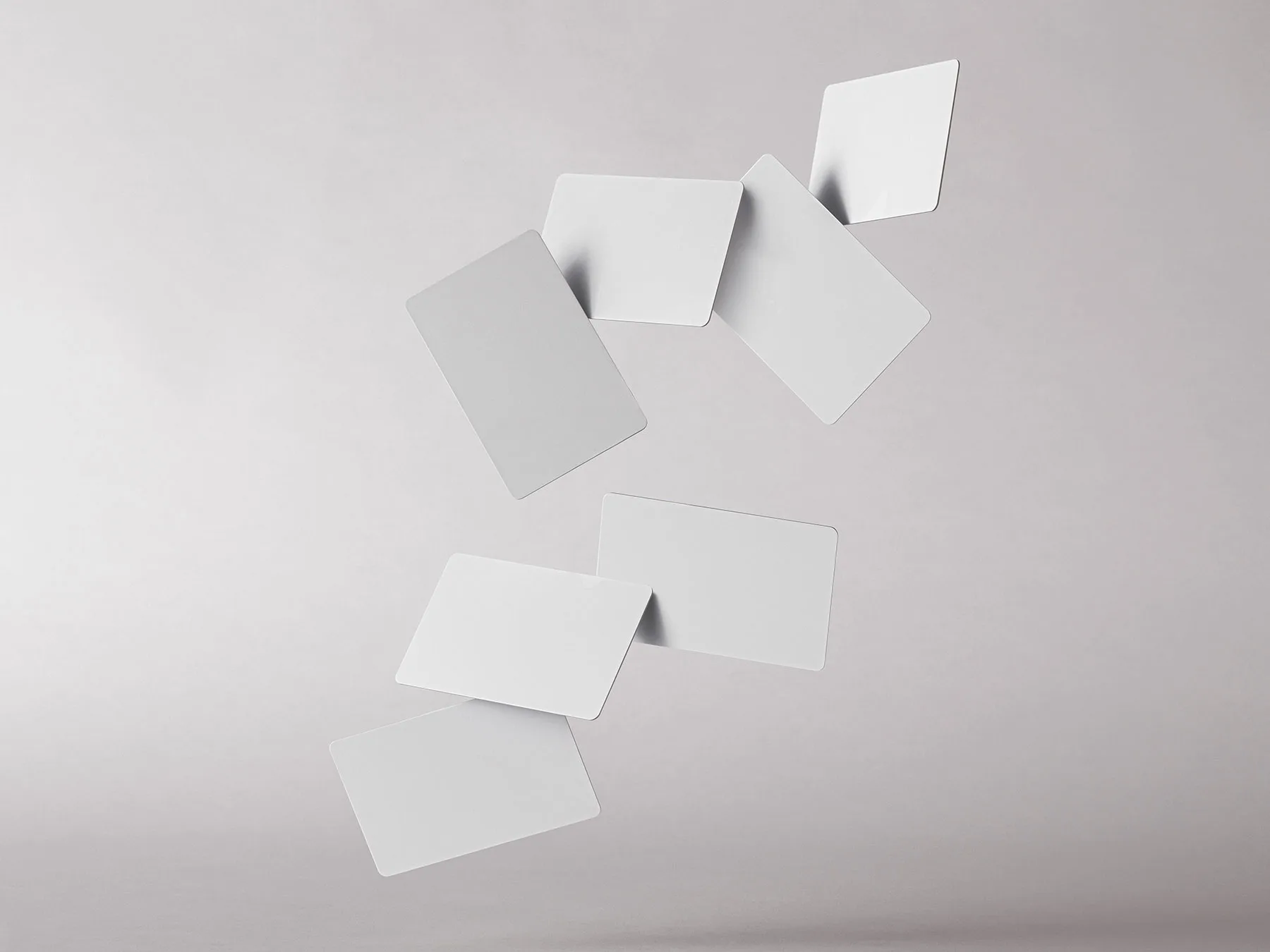 Gift Card Mockup Minimalist Scene