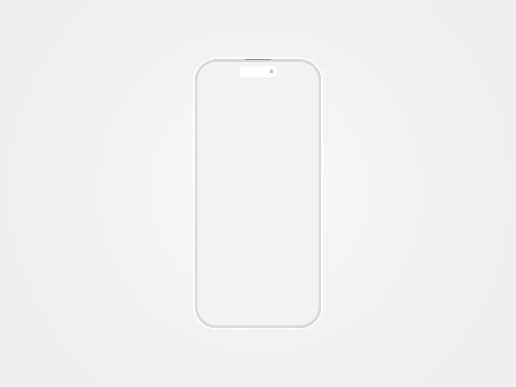 iPhone Clay Mockup with Infinite Scaling