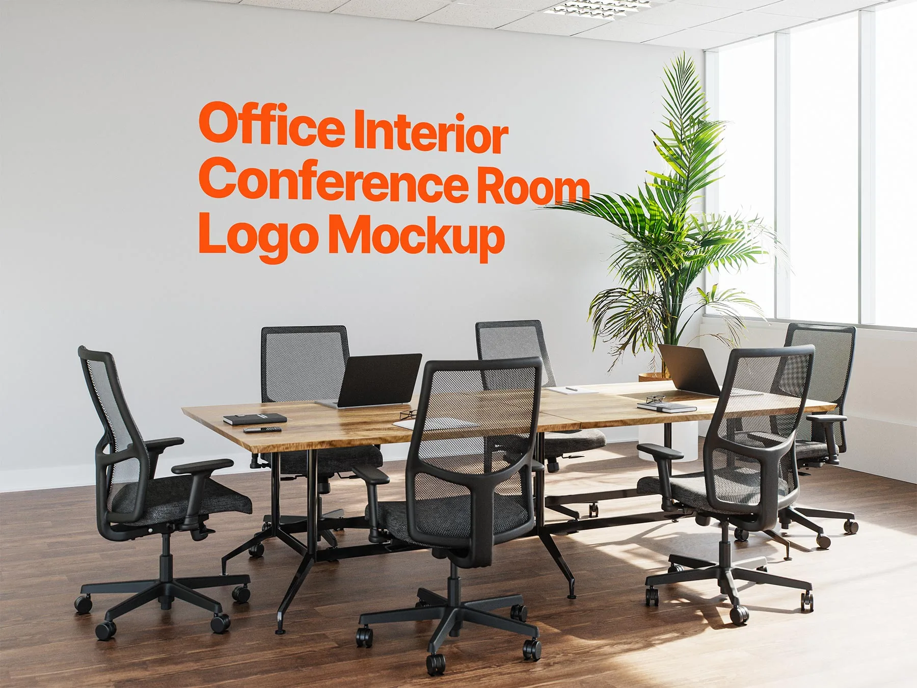 Office Interior/Conference Room Logo Mockup