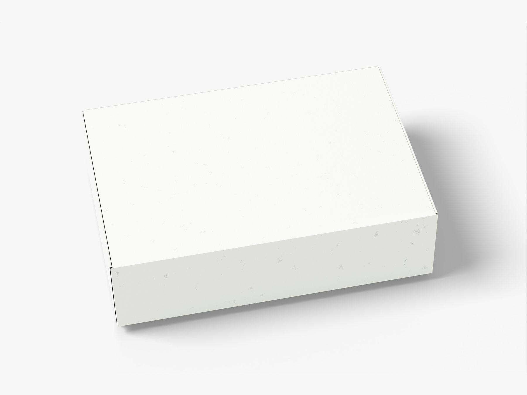 Pinch Lock Mailer Box Mockup with Stickers