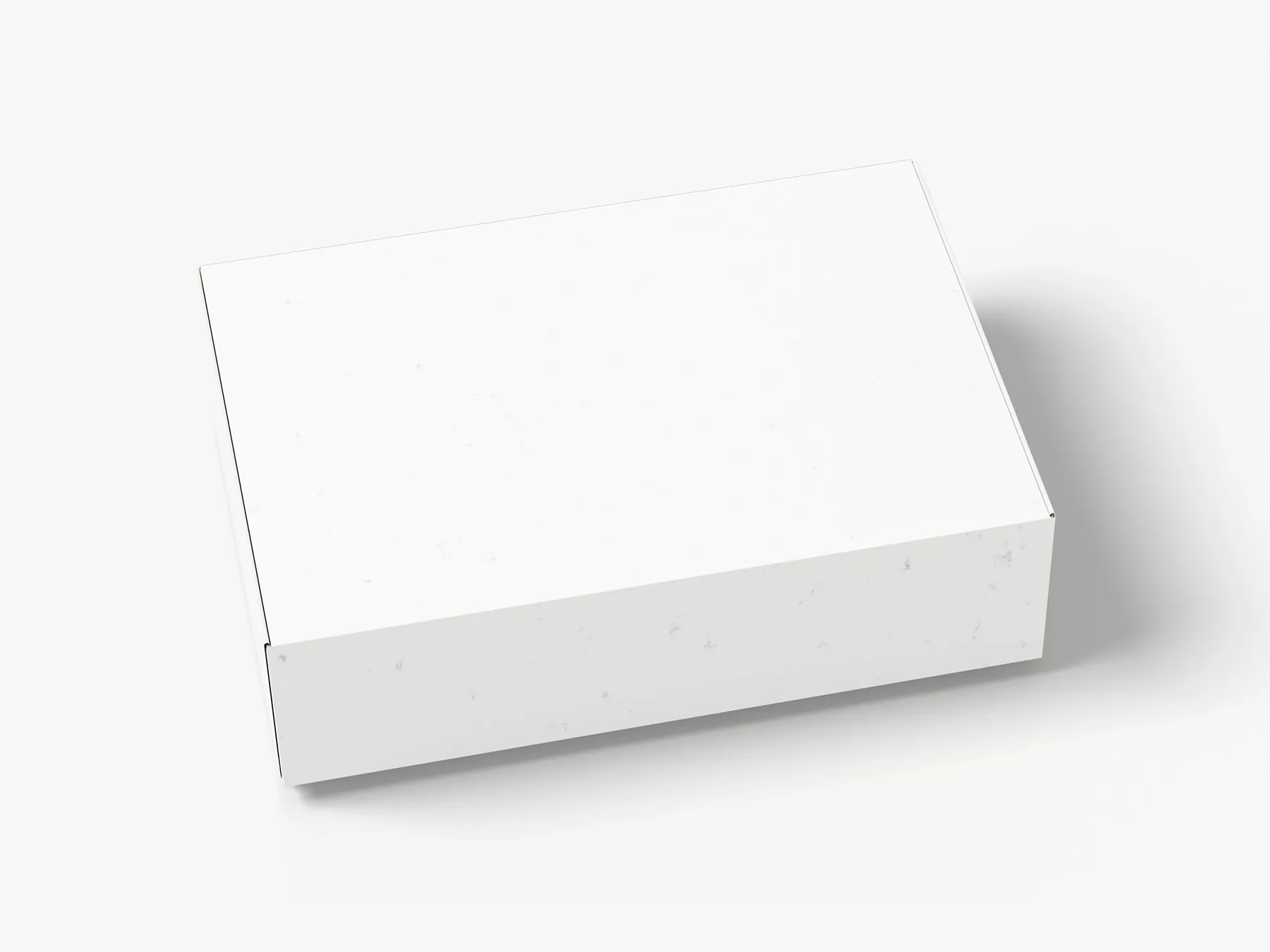 Pinch Lock Mailer Box Mockup with Stickers